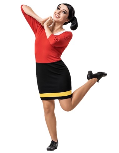 Costume da donna Marinaio Forzuto taglia M - di alta qualità, ideale per il Carnevale, feste a tema ed eventi speciali.